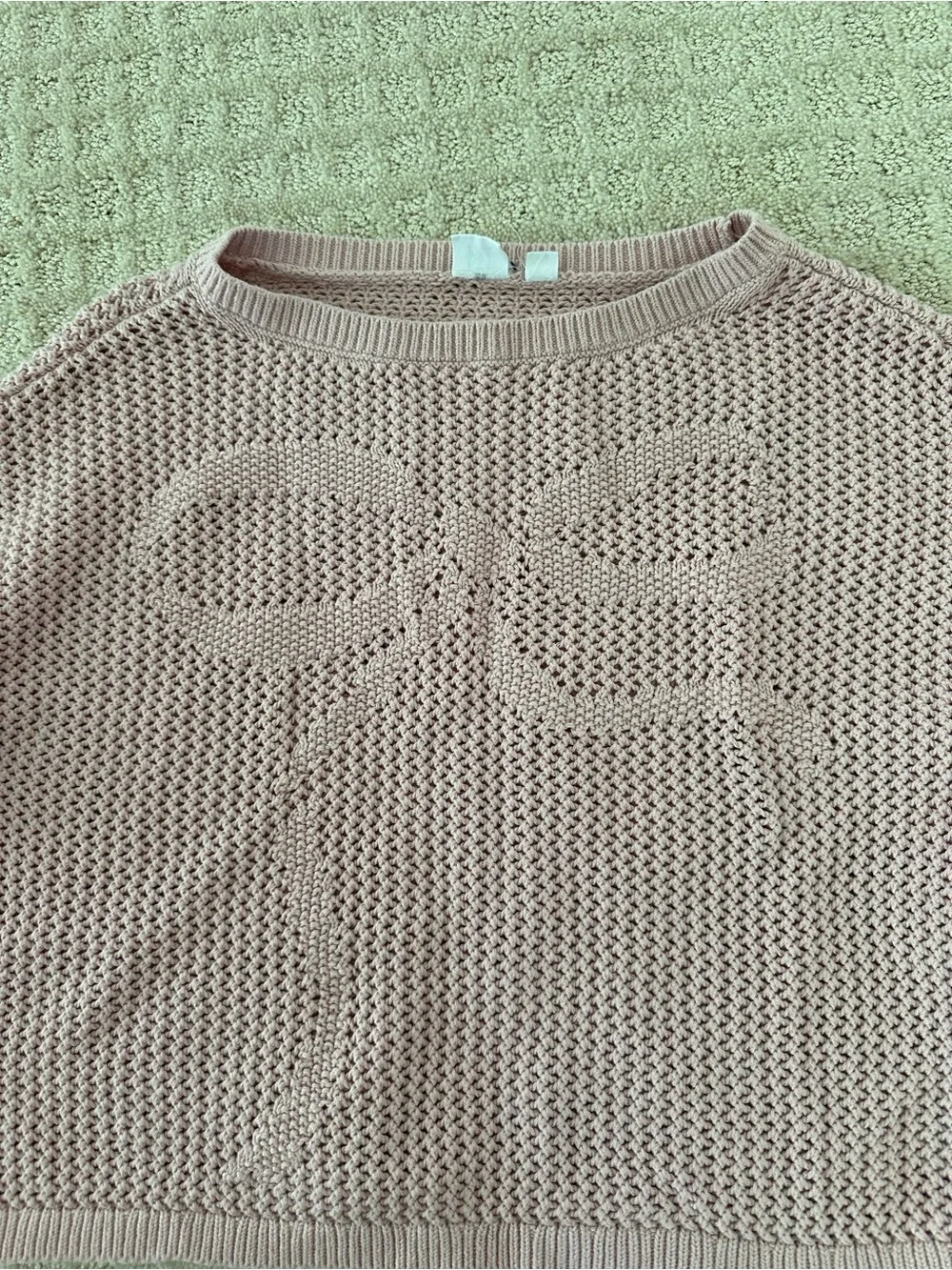 Like New Gap Girls Crochet Sweater Size XL